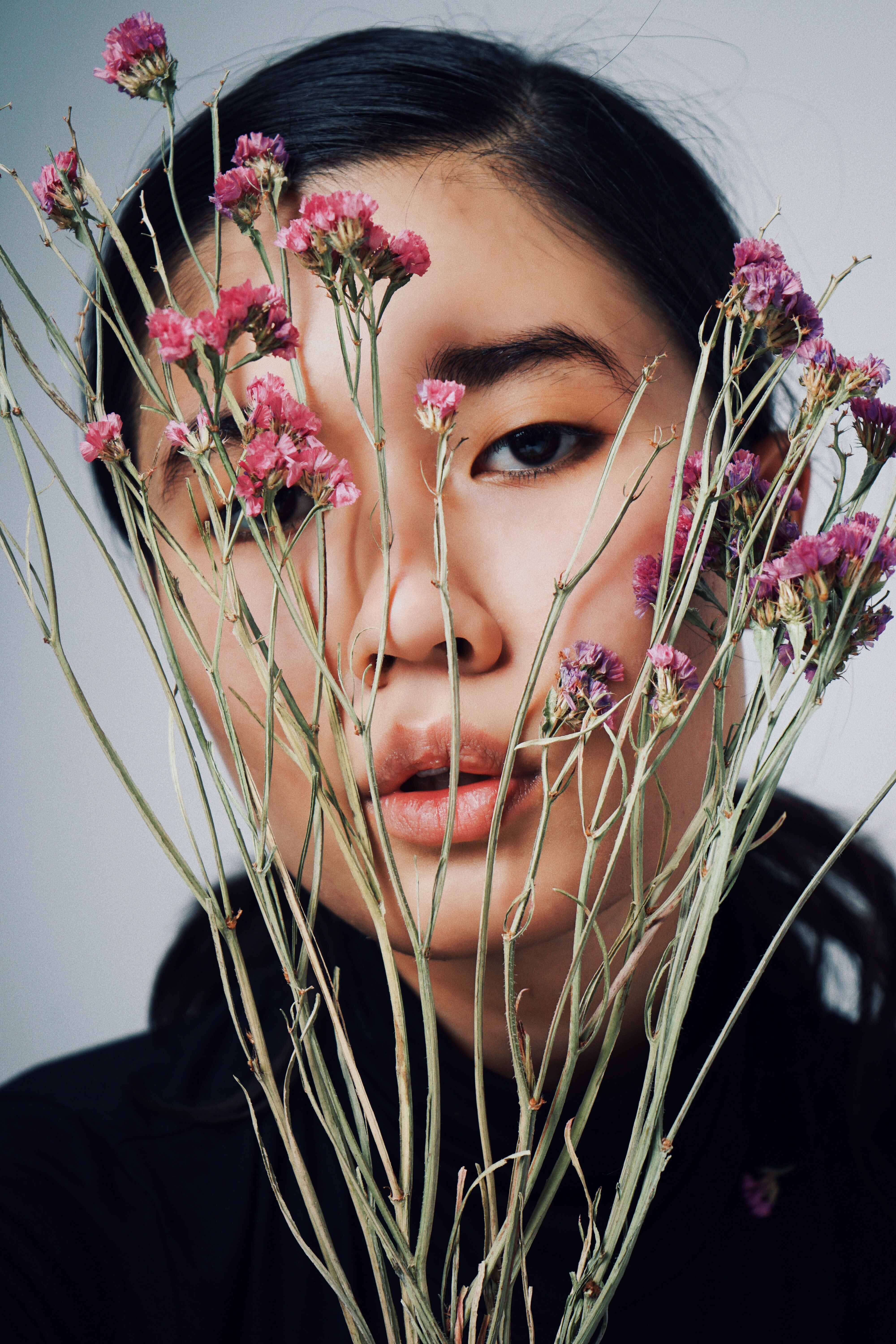 Fan of flowers